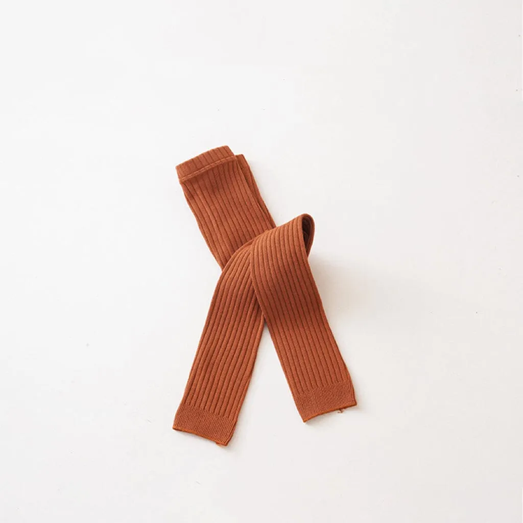 Momo Solid Color Ribbed Leggings