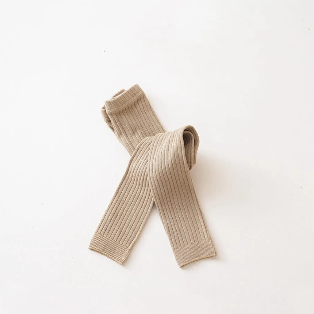 Momo Solid Color Ribbed Leggings