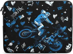 Motorcycle Laptop Case Sleeve Bag 15inch Durable Shockproof Protective Computer Carrying Cover Briefcase