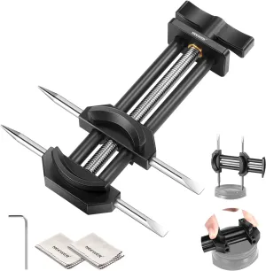 NEEWER Camera Lens Vise Tool Kit with Flat & Pointed Tips, All Metal Lens Repair Thread Restoration Spanner Set with 10-90mm Precise Adjustable Jaw Opening for 22-105mm Lens Filters Telescopes, HW-27