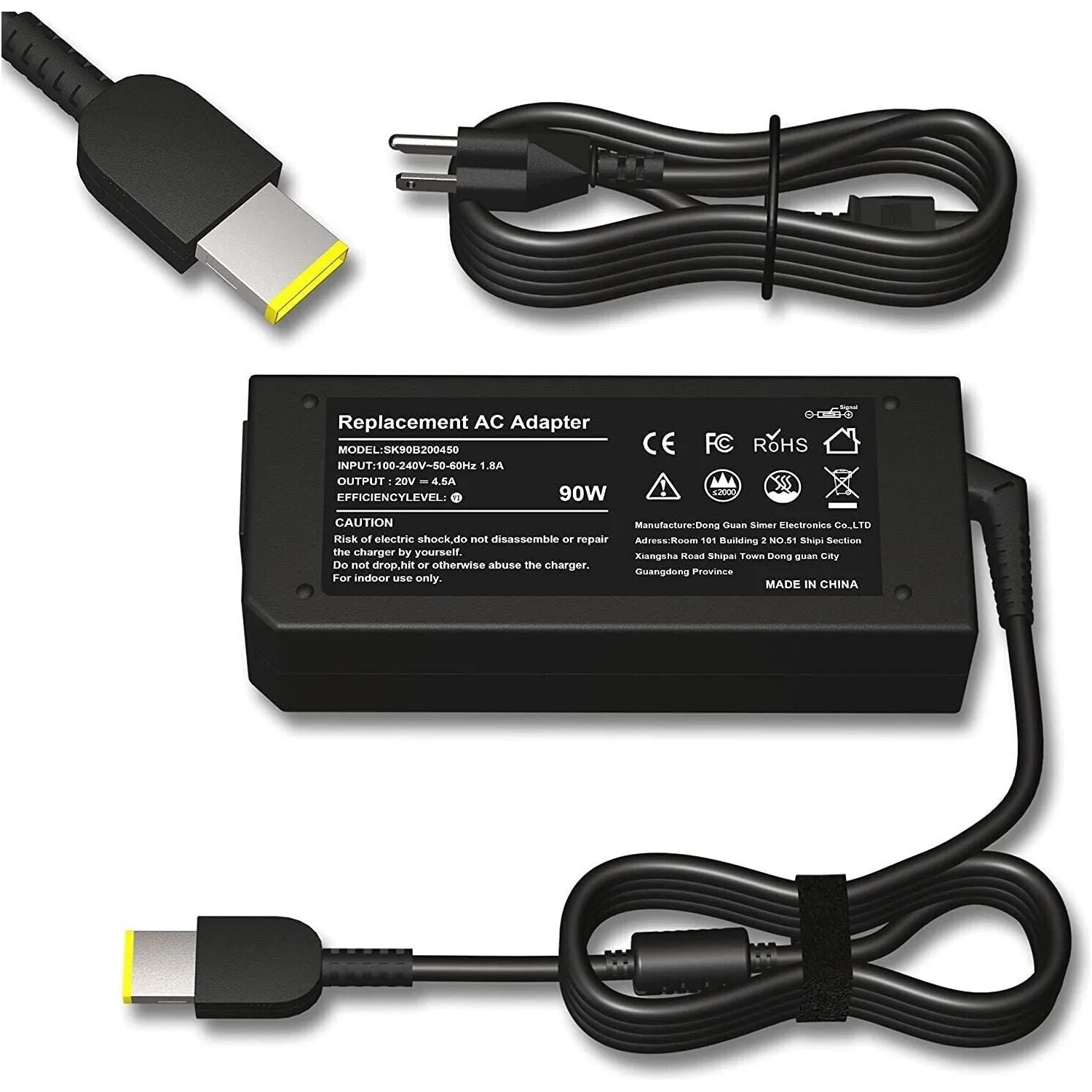 New Compatible Lenovo Y40-80 80FA 80FA001CUS 80FA0014CF 80FA001DCF AC Adapter Charger 90W