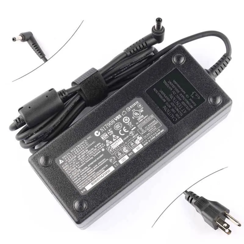 New Genuine Delta MSI GE700 i5447W7P GE700 i3343W7P AC Adapter Charger 120W