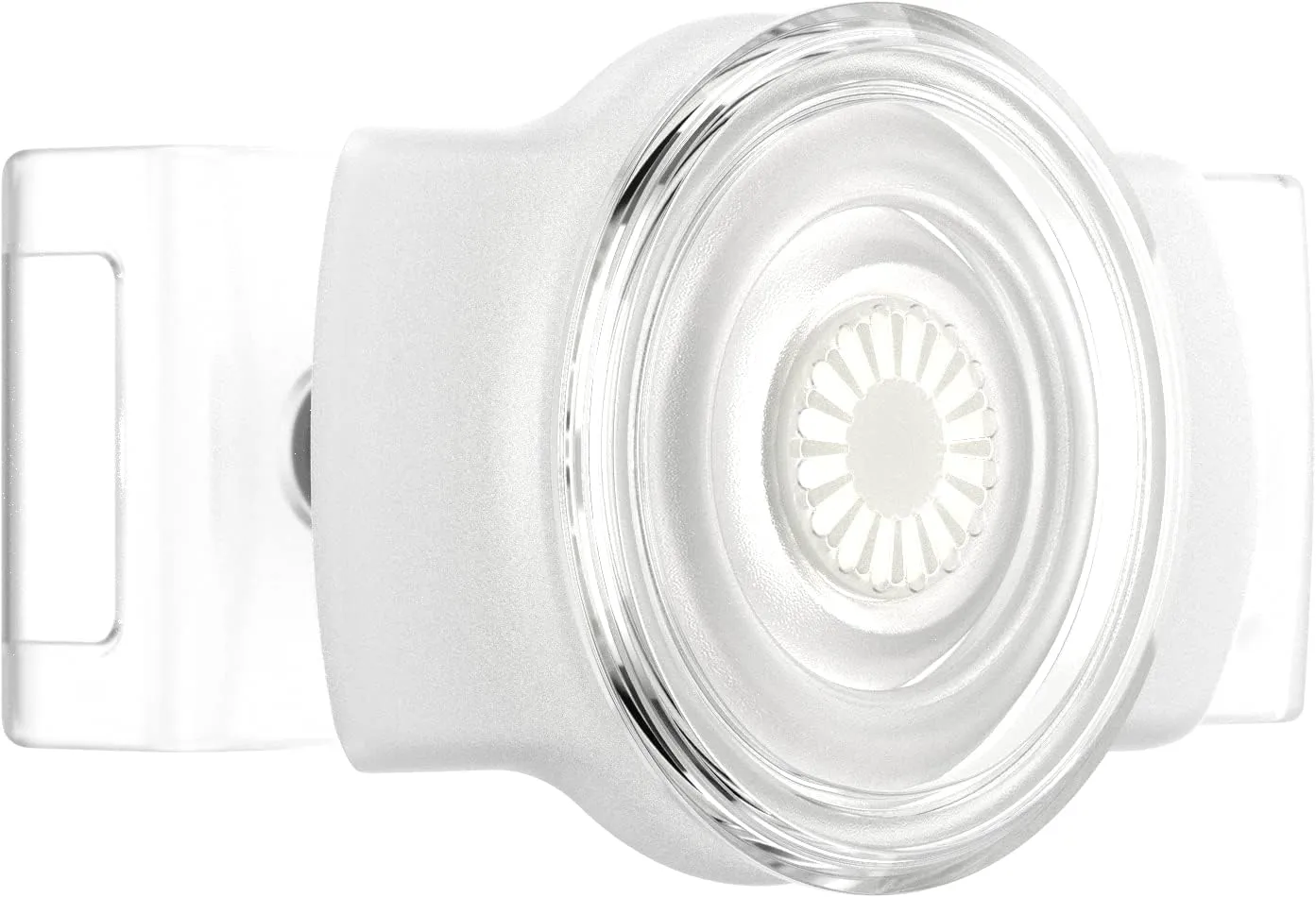 PopSockets Phone Grip Slide for Phones and Cases, Sliding Phone Grip with Expanding Kickstand - White and Clear