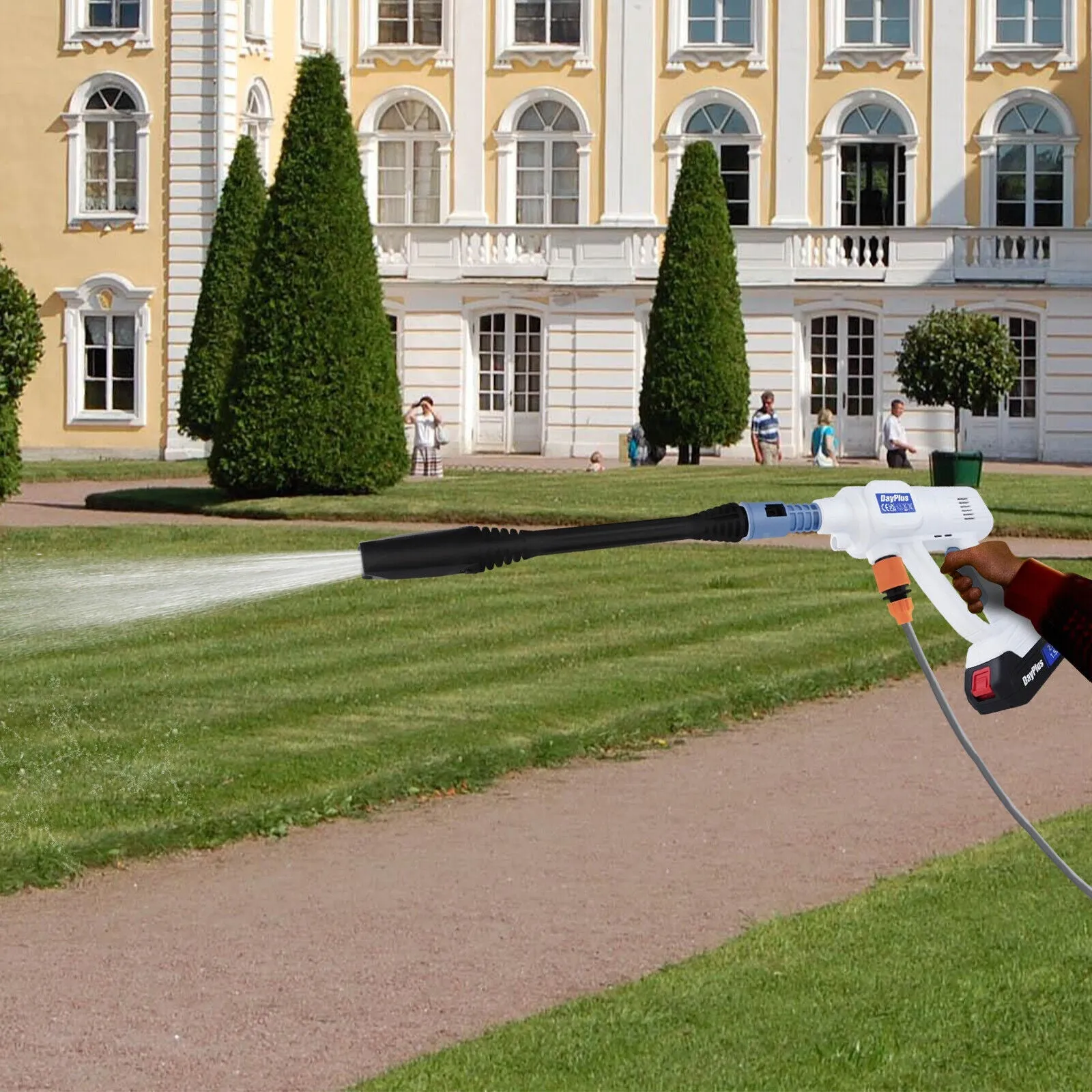 Portable Battery-Powered Cordless Pressure Washer for Cars & Driveways