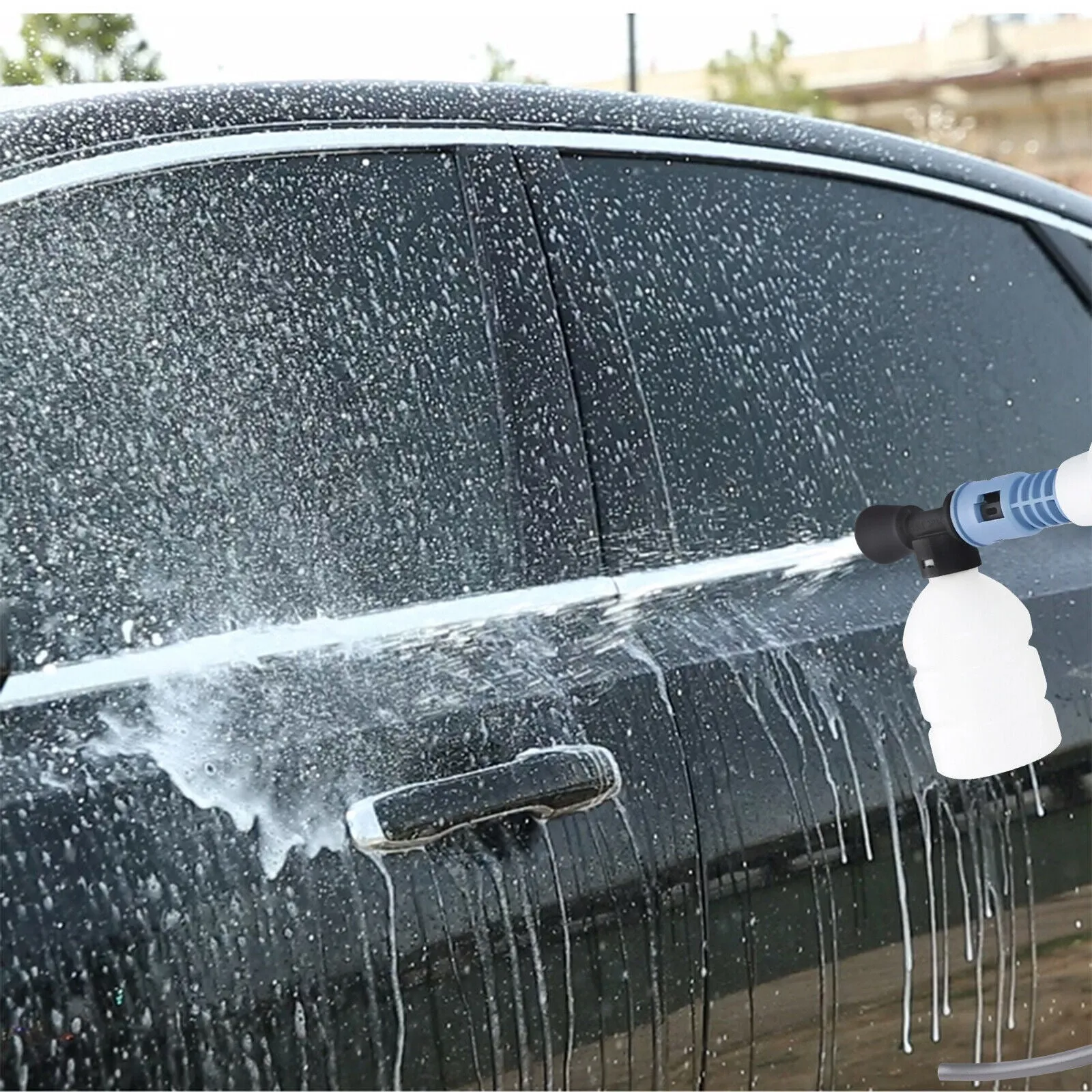 Portable Battery-Powered Cordless Pressure Washer for Cars & Driveways