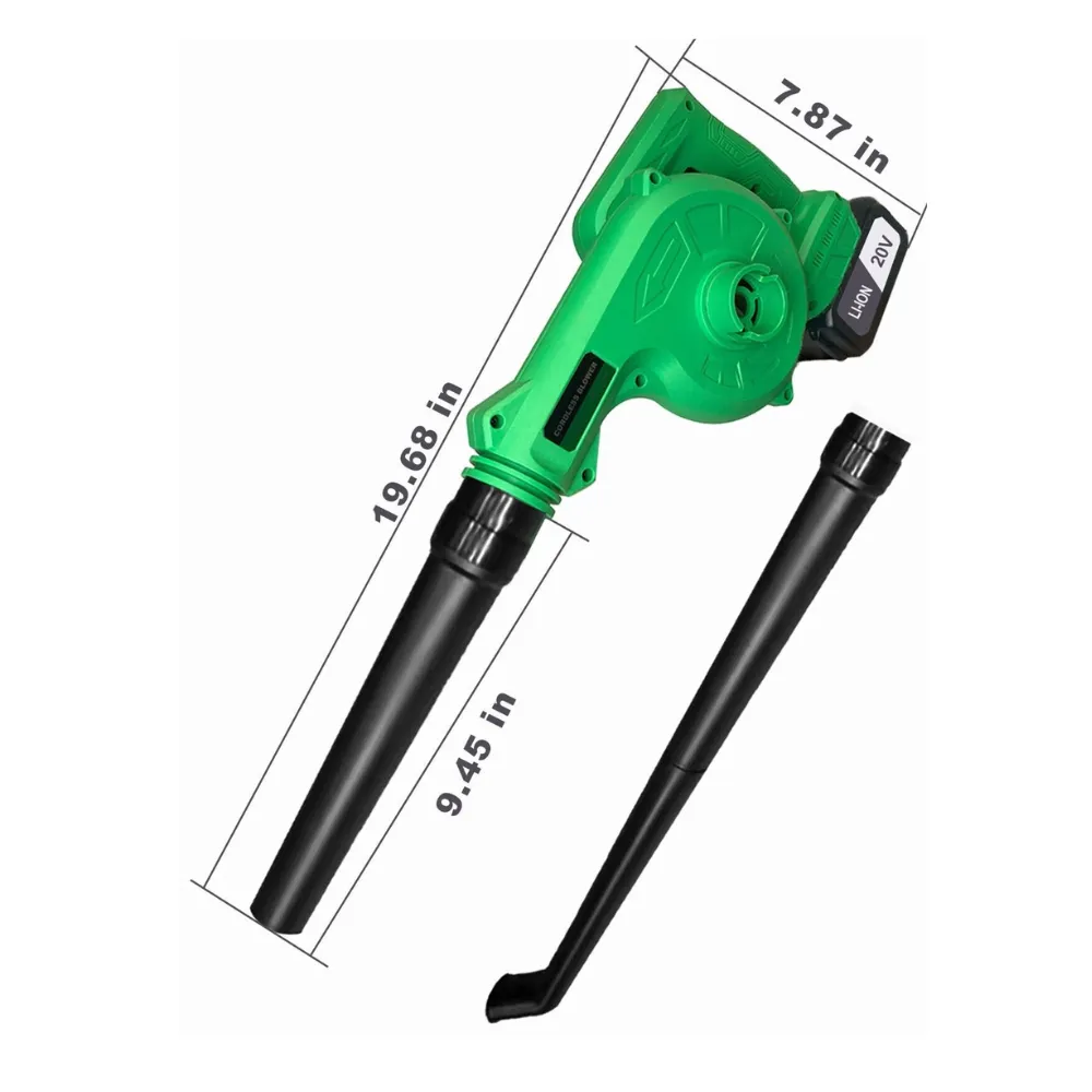 Powerful 2-in-1 Cordless Leaf Blower & Vacuum, Rechargeable