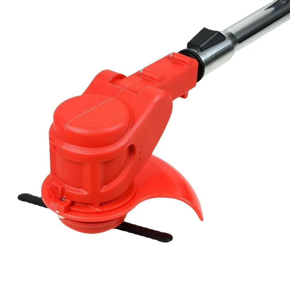 Powerful Cordless Electric Weed Eater, Battery-Powered Grass Trimmer