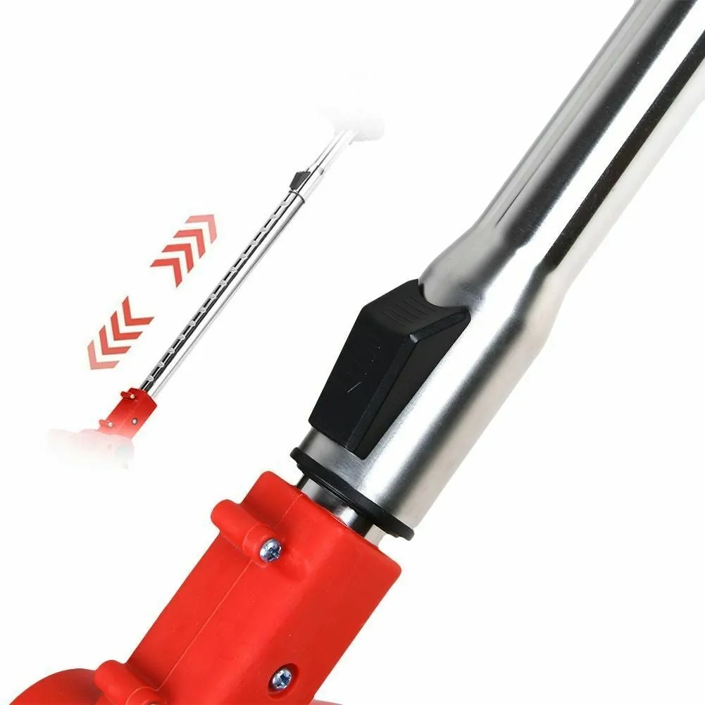 Powerful Cordless Electric Weed Eater, Battery-Powered Grass Trimmer