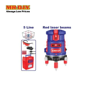 [PRE-ORDER] EMTOP Self-Leveling Line Laser(Red laser beams)  - ESLE53001