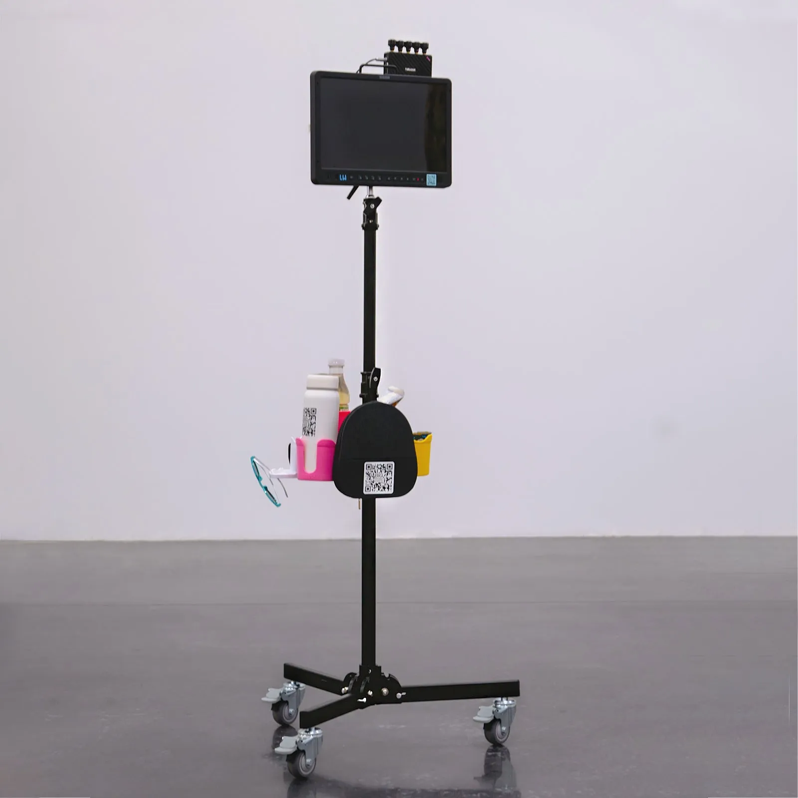 Proaim 5/8 Folding Wheel Base Stand for Lights & Studio Photography | Max. Height: 8.6 Feet