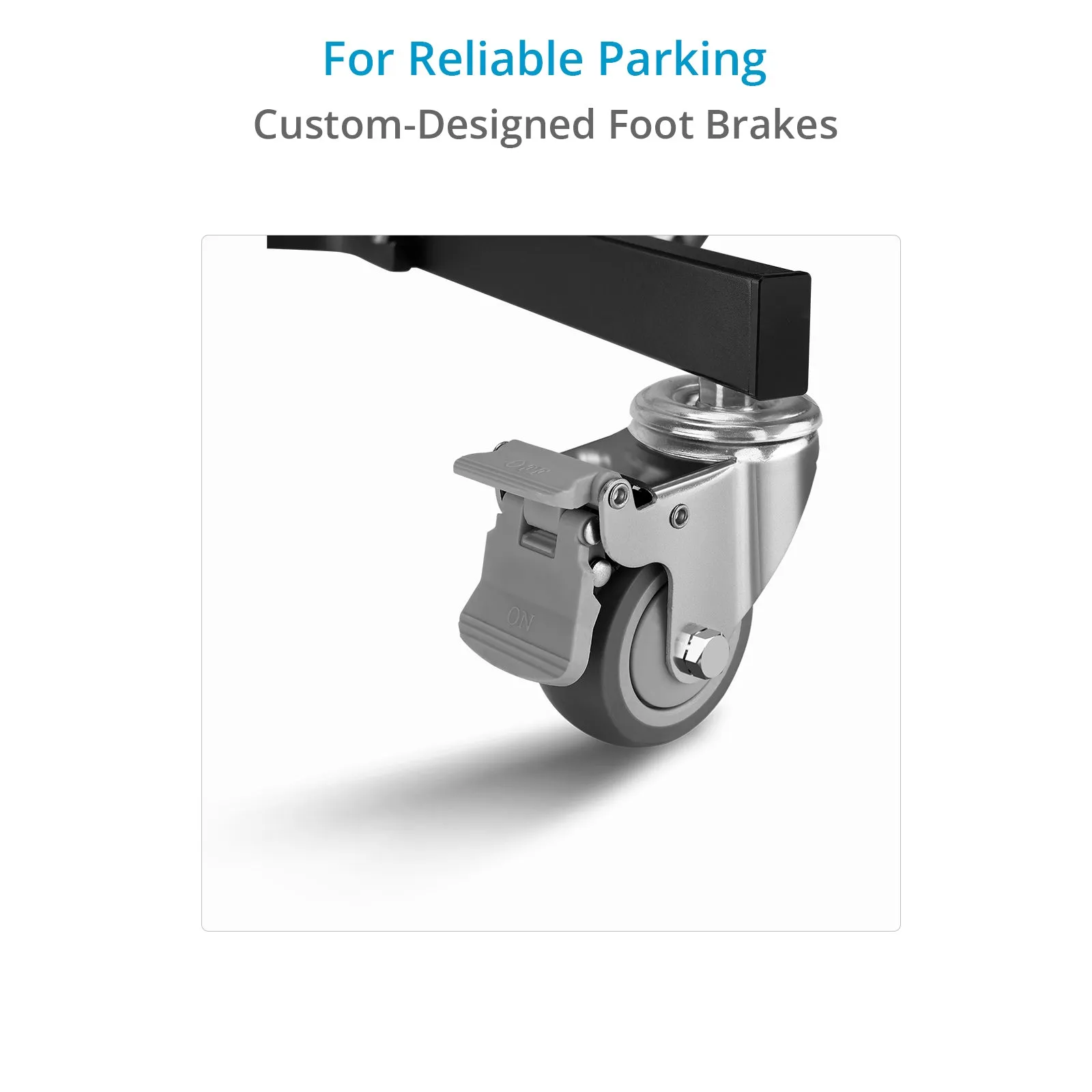 Proaim 5/8 Folding Wheel Base Stand for Lights & Studio Photography | Max. Height: 8.6 Feet
