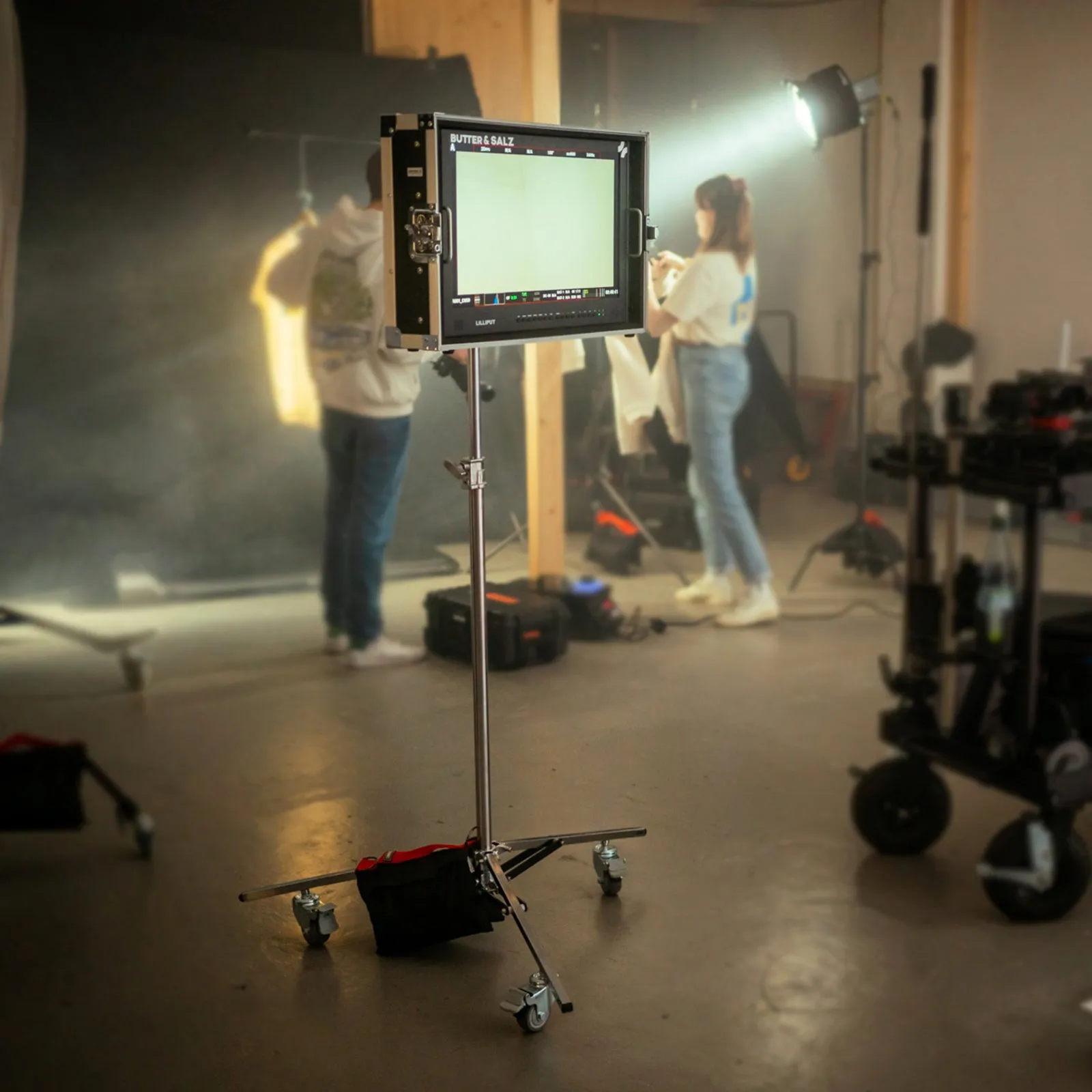 Proaim Baby 5/8 Jr. Roller Support Stand w Wheels for Studio, Photography | Max. Height: 9.5 Feet