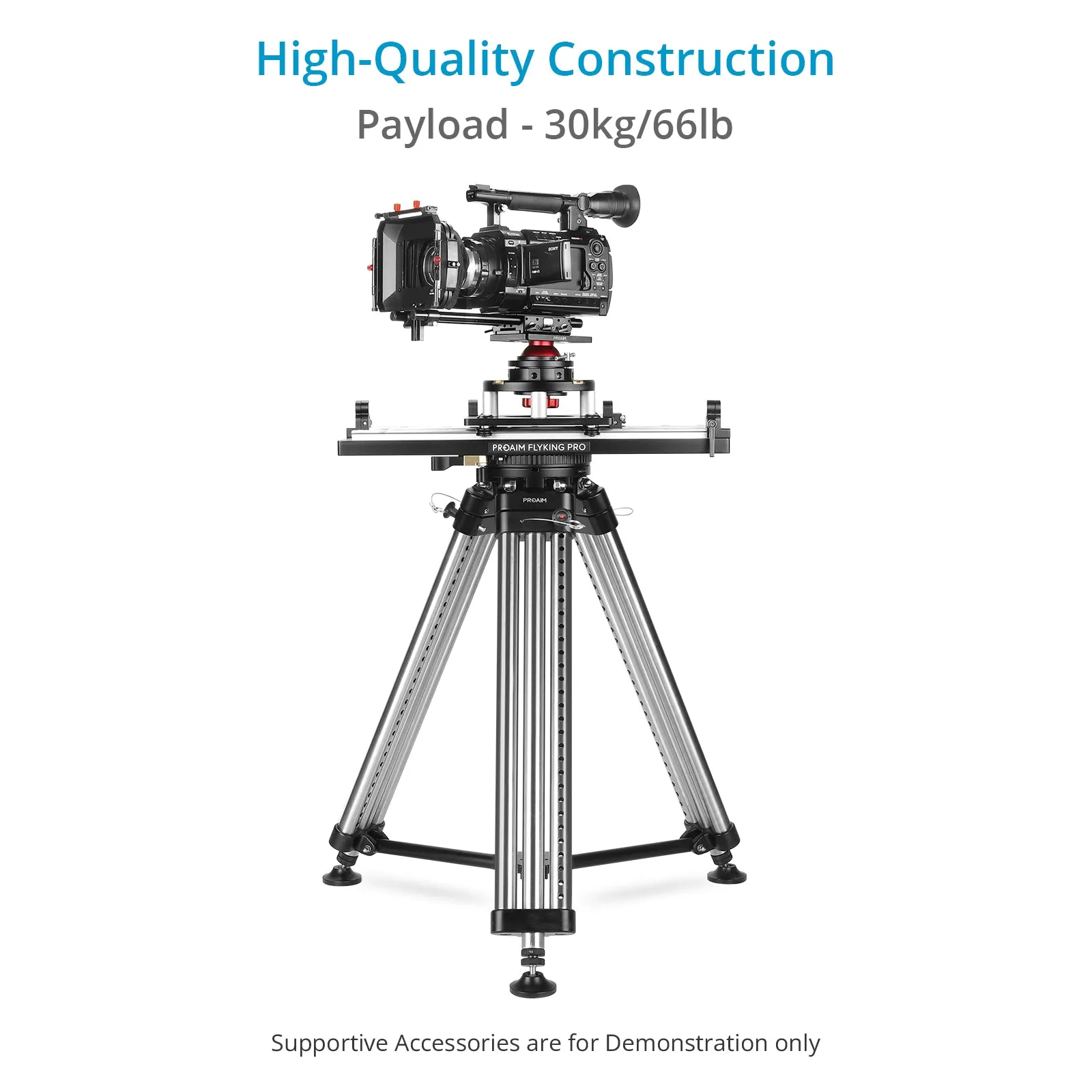 Proaim Camera Support Leveling Base  Mitchell & 3/8 Base Mount