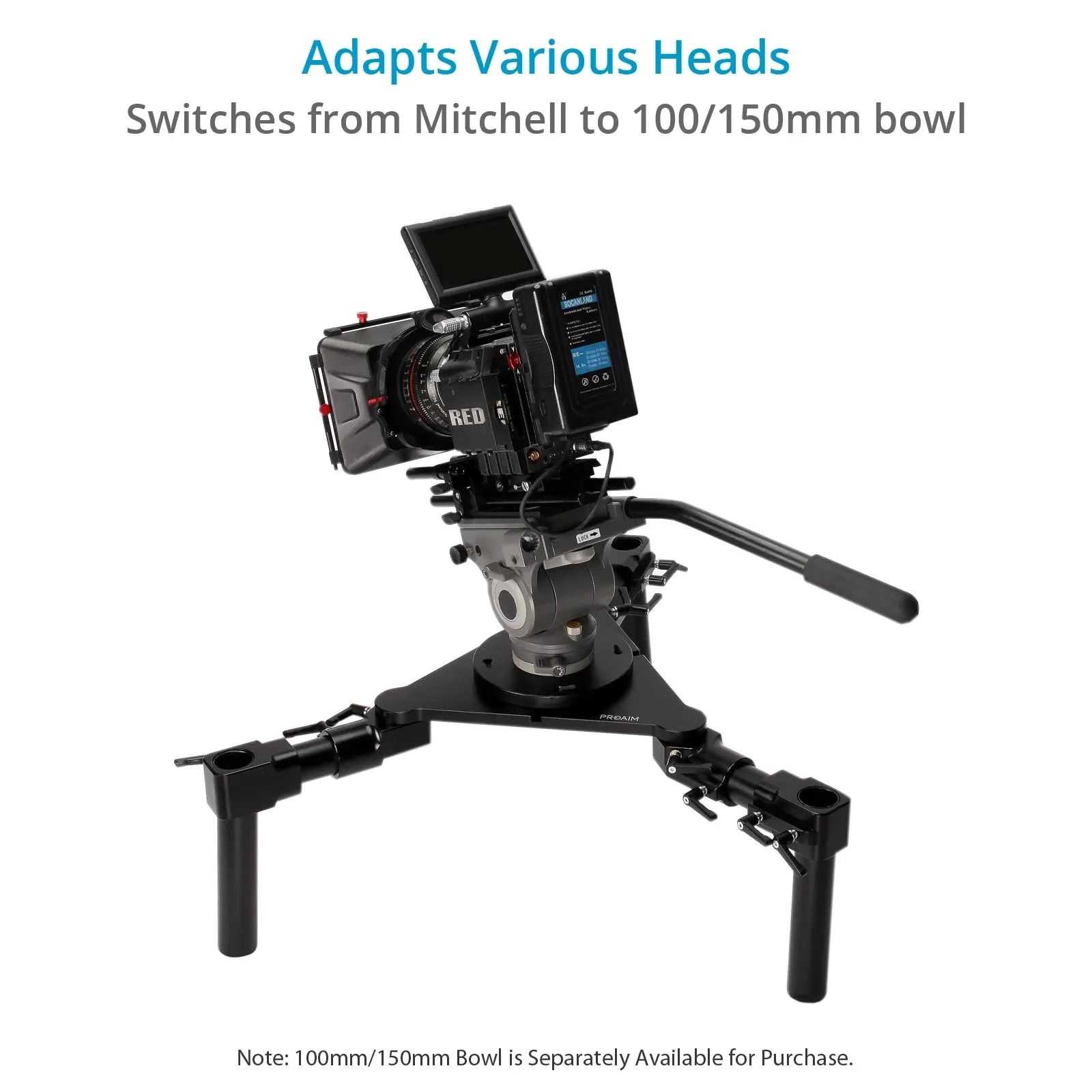 Proaim Mitchell Cyrus Hi-Hat (Scaffold Hi-Hat) Versatile Camera Support