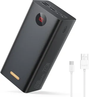 ROMOSS 60,000mAh Large Power Bank, High Capacity Portable Charger 22.5W USB C Fast Charging, Long Lasting External Battery Pack with 4 Outputs & 3 Inputs for iPad, iPhone, Samsung, Switch and More