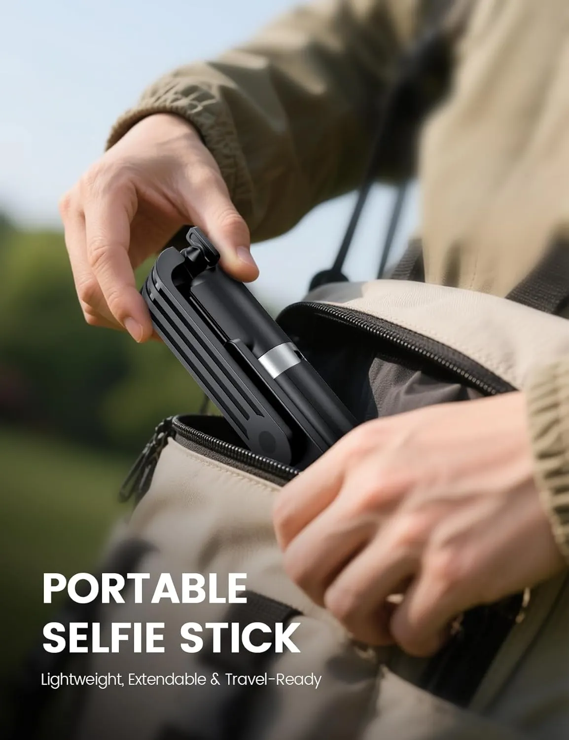 Selfie Stick Tripod with Remote, Extendable 360 Rotatable Selfie Stick, 41.7" Phone Tripod Stand for Cell Phone Filming Compatible with iPhone Samsung Android Smartphone Gopro
