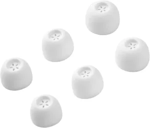 Silicone Earbud Tips Replacement EarbudCaps Eartips Tips 3Pairs Inner Hole 4mm Silicone Earplugs for Buds 4