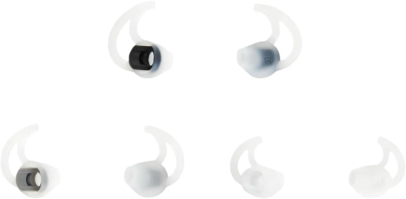 Silicone Eargels Replacement Tips for Bose Soundsport Earphones, 3 Pairs, S/M/L Sizes (S/M/L)