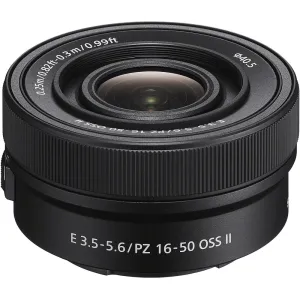 Sony E PZ 16-50mm f/3.5-5.6 OSS Lens Mark II (Black)