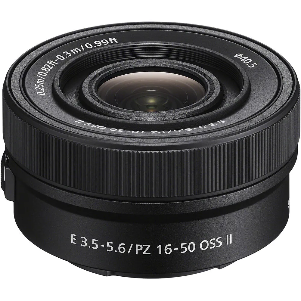 Sony E PZ 16-50mm f/3.5-5.6 OSS Lens Mark II (Black)
