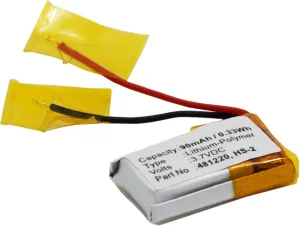Synergy Digital VR Battery, Compatible with Sony PlayStation 3D Glasses VR, (Li-Pol, 3.7V, 90mAh) Ultra High Capacity, Replacement for Samsung HS-2 Battery