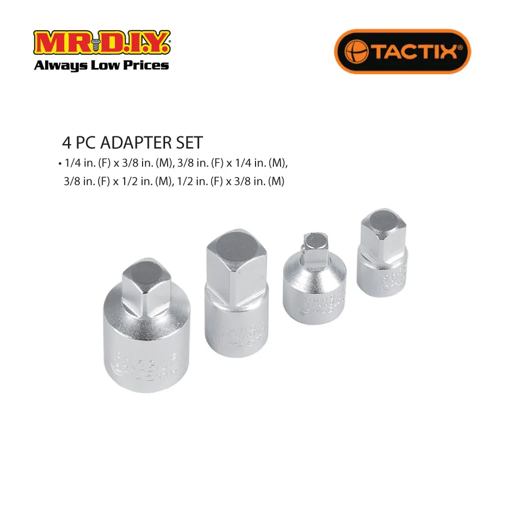 TACTIX Socket Adapter Set (4 pieces)