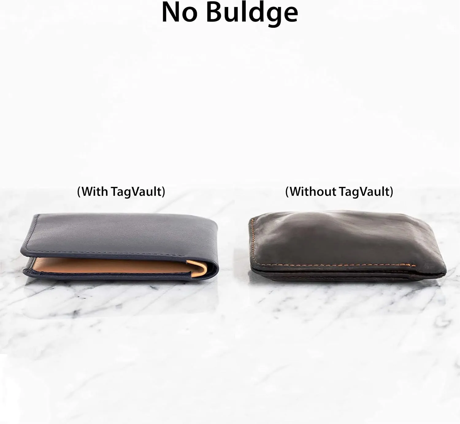 TagVault AirTag Wallet Holder - The Thinnest AirTag Wallet Card Insert | Flexible, Stays Hidden, Patent Pending | Elevation Lab