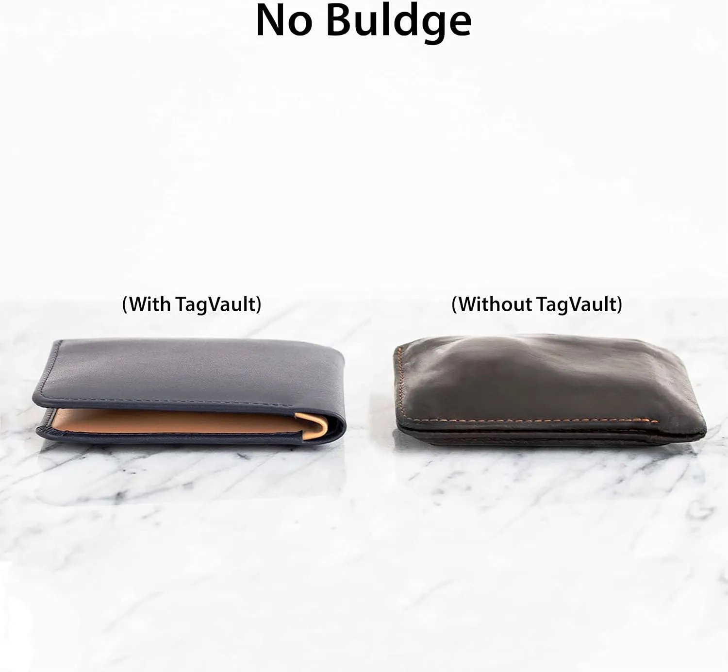 TagVault AirTag Wallet Holder - The Thinnest AirTag Wallet Card Insert | Flexible, Stays Hidden, Patent Pending | Elevation Lab