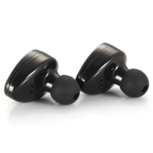 True Wireless Bluetooth Free Stereo Earbuds Twin Headset w/ Rechargeable Base
