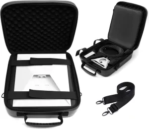 Ultra-Light Waterproof Case for Starlink Mini  Shockproof EVA Hard Travel Carrying Bag with Shoulder Strap & Handle | Durable Protective Cover Compatible with Starlink Mini Satellite TV Accessories