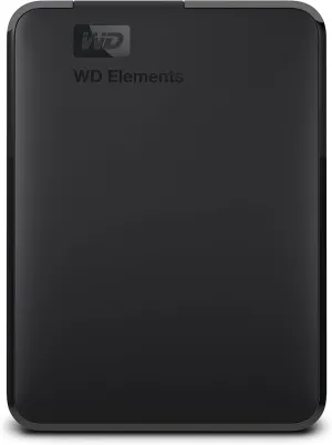 WD 1TB Elements Portable External Hard Drive for Windows, USB 3.2 Gen 1/USB 3.0 for PC & Mac, Plug and Play Ready - WDBUZG0010BBK-WESN
