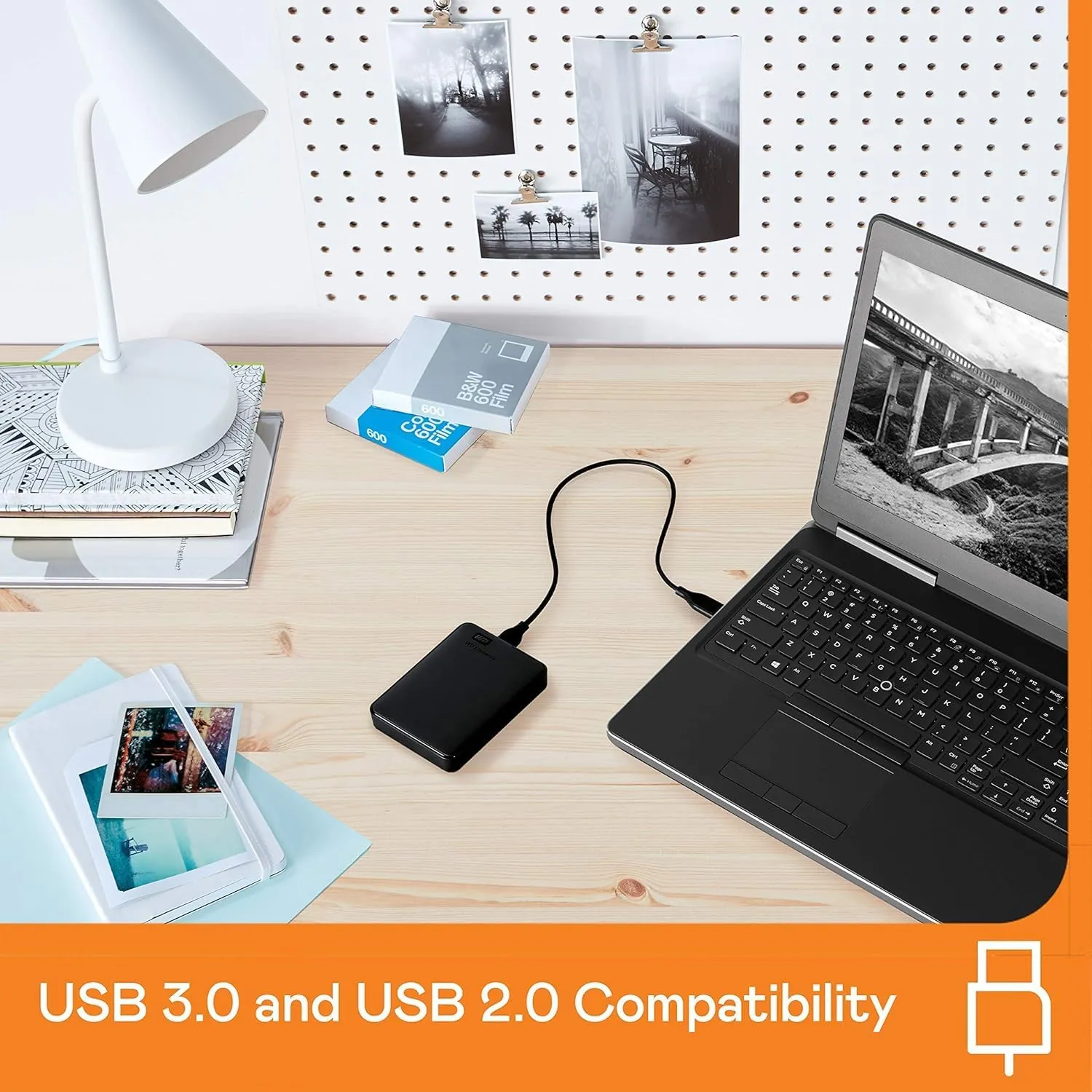 WD 2TB Elements Portable External Hard Drive - USB 3.0 - WDBU6Y0020BBK-WESN (Renewed)