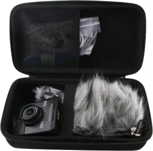 WERJIA Hard Case Fits Zoom Q2n-4K Handy Video Recorder,Charger, Mic Tripod Adapter and Accessories (big)