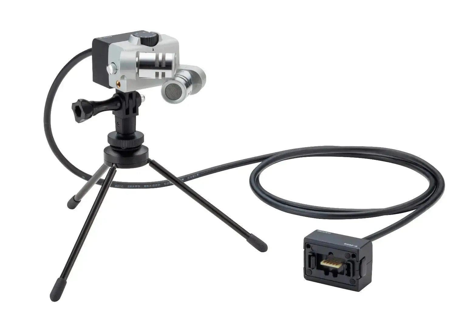 Zoom ECM-3 Extension Cable with Action Camera Mount (3m)