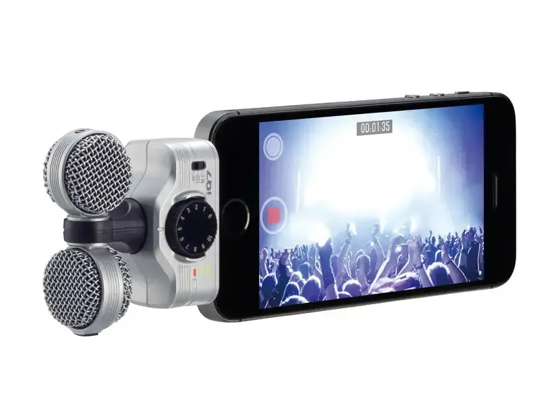 Zoom iQ7 Mid-Side Stereo Microphone for iOS Devices with Lightning Connector