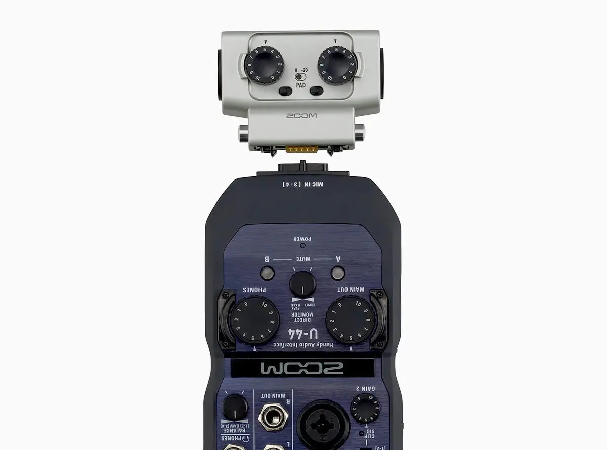 Zoom U-44 Portable 4x4 USB Handy Audio/MIDI Interface
